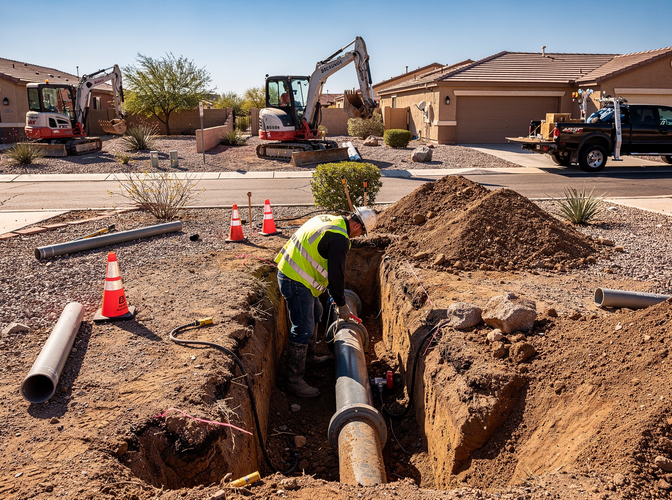 Sewer Line Repair in Casa Grande, AZ